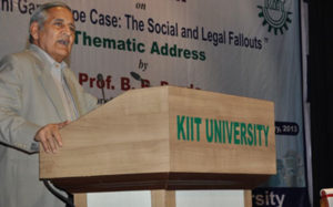 Prof B.B Pande (Former Professor of Law, Delhi University & Consultant, NHRC, New Delhi)