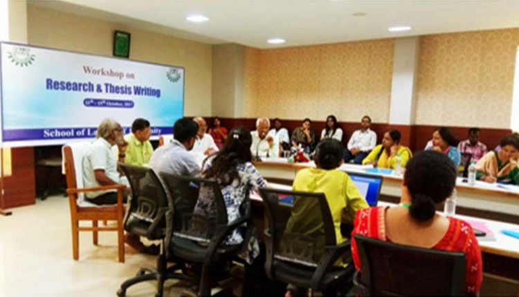 KIIT Law School organizes Workshop on Research and Thesis Writing