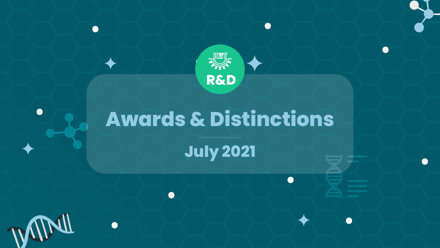 Awards and Distinctions (July 2021) KIIT University News & Events